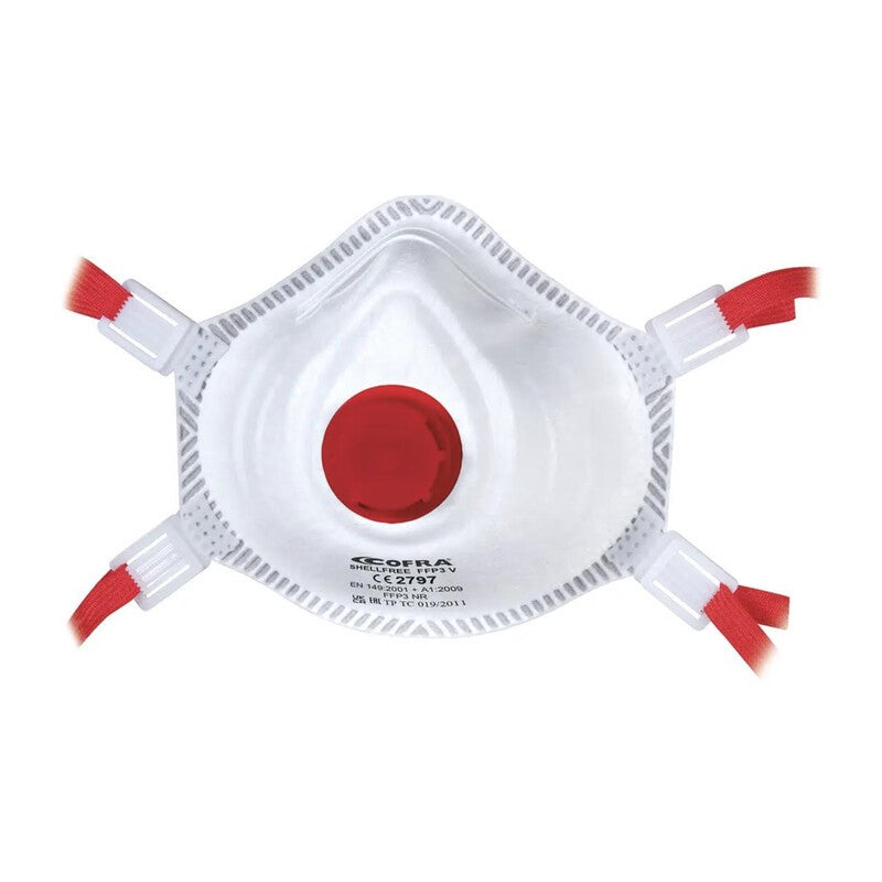 10 x MASCHERINA PROTEZ. COFRA FFP3 C/V. M010-K031