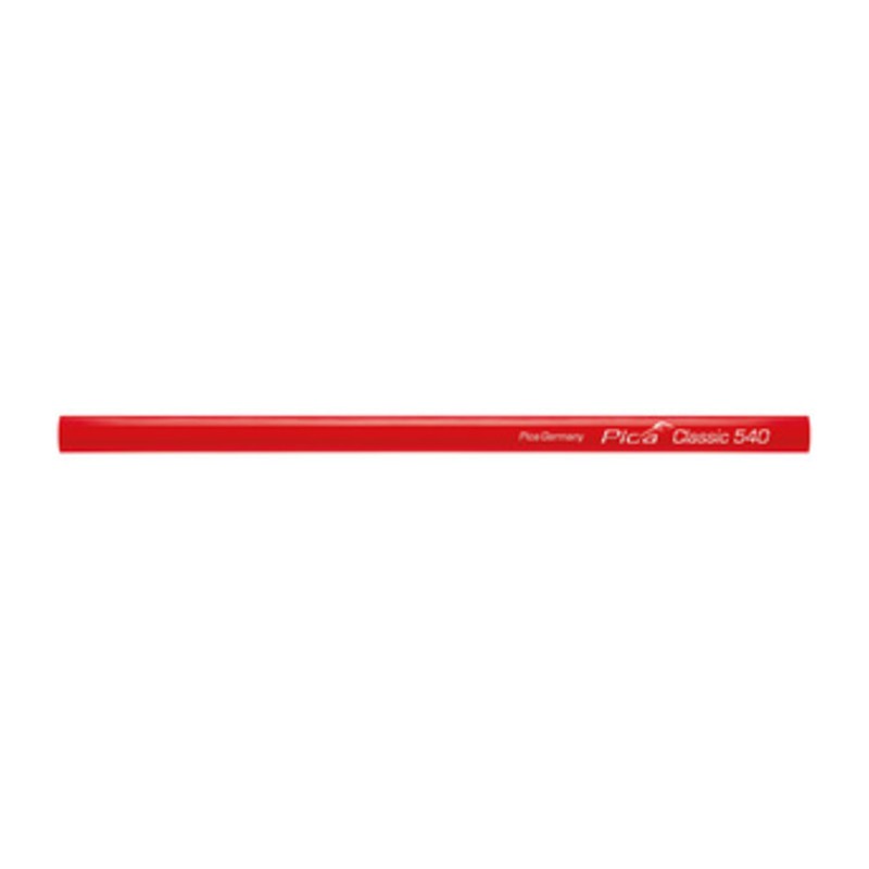 10 x MATITA P/FALEGNAME PICA CLASSIC 240 MM ROSSO