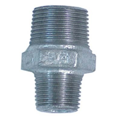 10 x NIPPLO RIDOTTO GHISA ZINCATA 245 GEBO