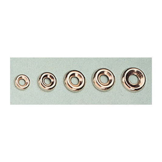 10 x ORLI SOTTOVITE ACCIAIO NICHELATO 10 MM*