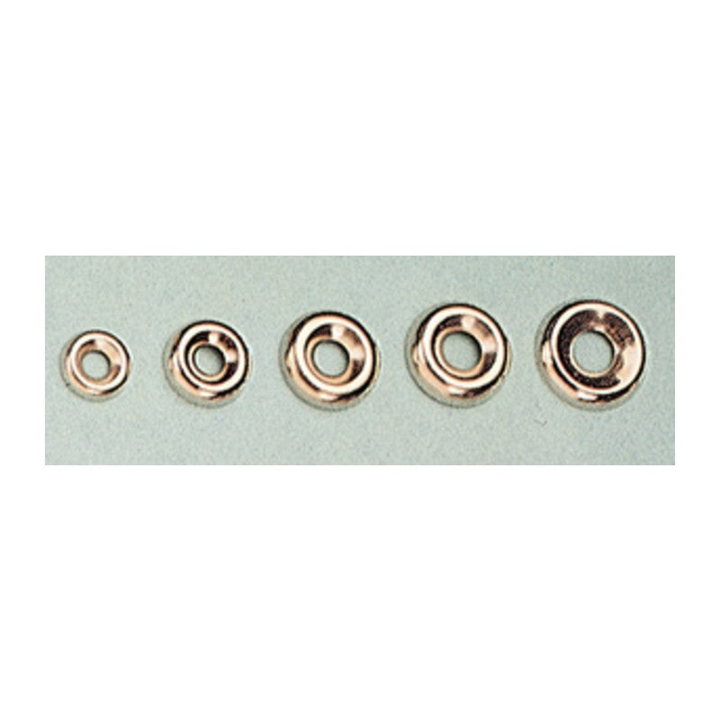 10 x ORLI SOTTOVITE ACCIAIO NICHELATO 14 MM*