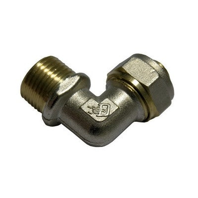 10 x RACCORDO CURVO MASCHIO IK PER MULTISTRATO Misura: Diam. 1/2 x 16