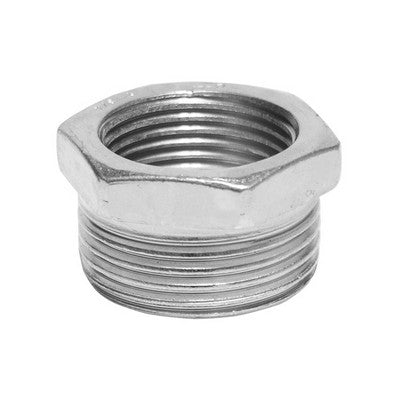 10 x RIDUZIONE ESAGONALE MF IN ACCIAIO Misura: 1/4 x 1/8