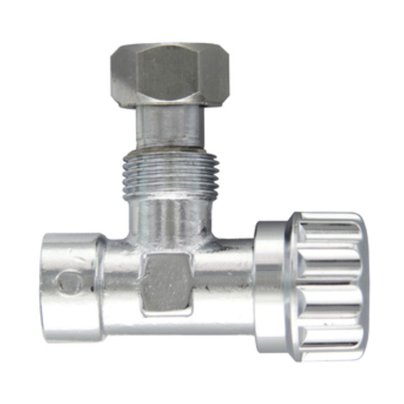 10 x RUBINETTO CROMATO P/CASSETTA WC D 3/8**