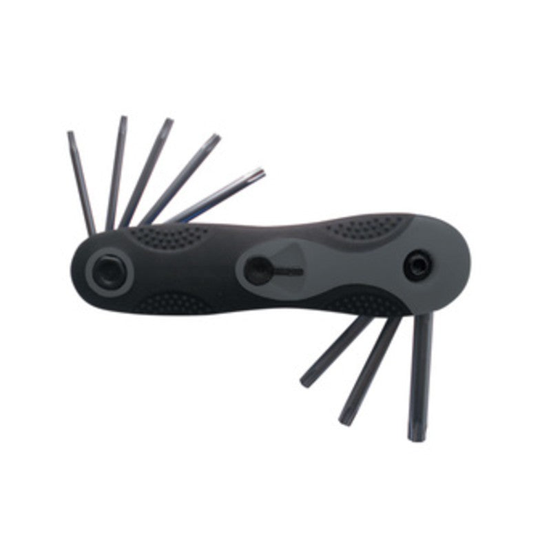 10 x SERIE  8 CHIAVI TORX T9-T40 CROMO VANADIO