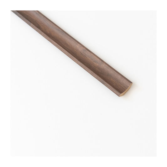 10 x SGUSCIO 22X22 MM LISCIO MDF 240 CM NOCE SCURO