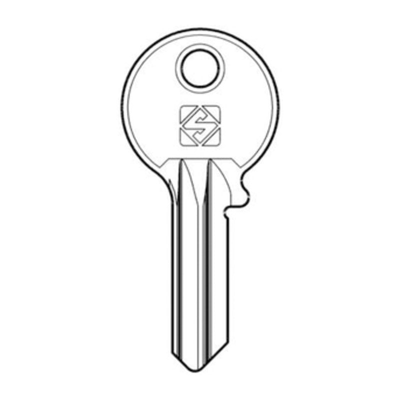 10 x SILCA CB80 CHIAVE PROFILO OTTONE