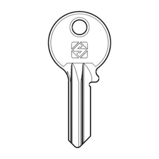 10 x SILCA CB80 CHIAVE PROFILO OTTONE
