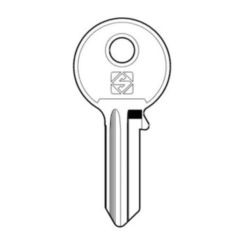 10 x SILCA CB83 CHIAVE PROFILO OTTONE