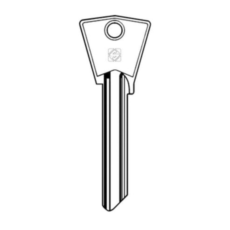 10 x SILCA CIL6 CHIAVE PROFILO OTTONE