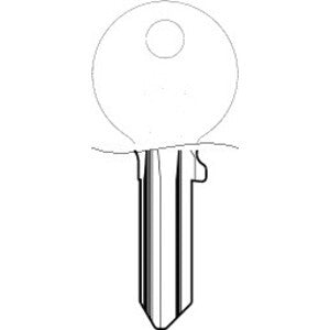 10 x SILCA CS204DZ CHIAVE PROFILO SILKY OTTONE
