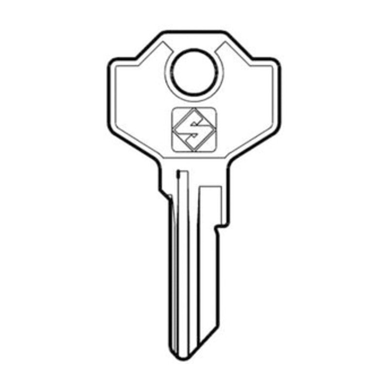 10 x SILCA GS13 CHIAVE PROFILO ACCIAIO