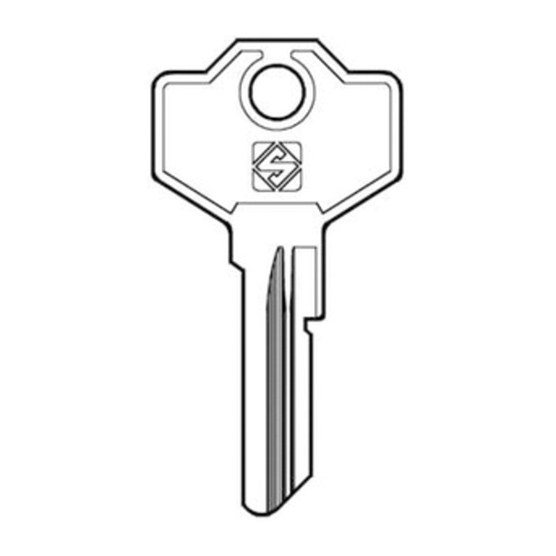 10 x SILCA GS4 CHIAVE PROFILO ACCIAIO