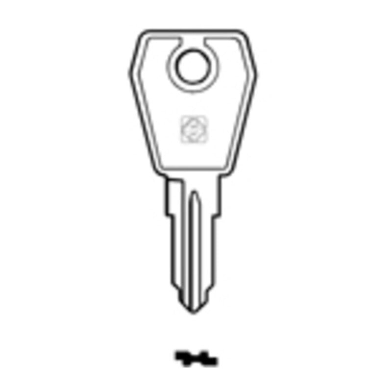 10 x SILCA LF30R CHIAVE PROFILO OTTONE
