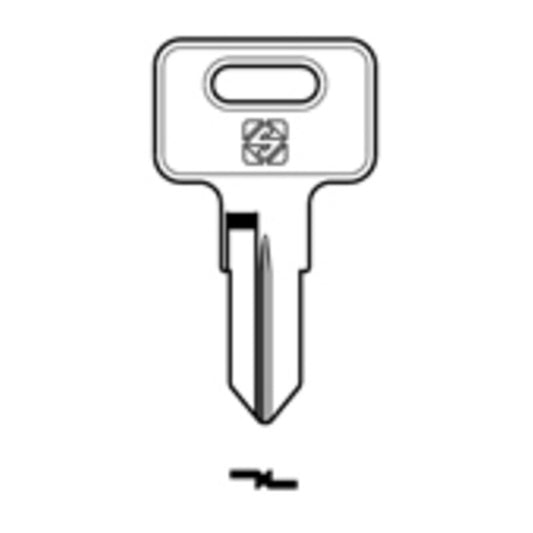10 x SILCA MBL1R CHIAVE PROFILO ACCIAIO