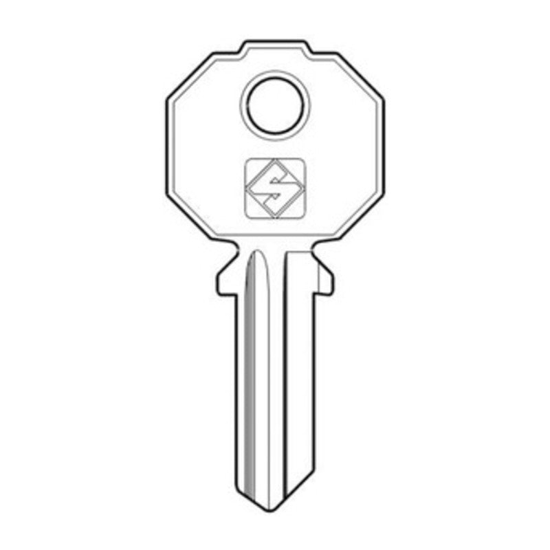10 x SILCA PF2S CHIAVE PROFILO ACCIAIO