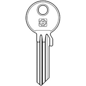 10 x SILCA VI5RX CHIAVE PROFILO OTTONE