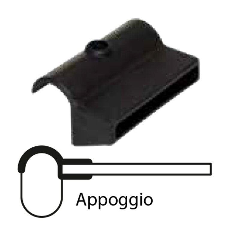 10 x SUPPORTO AD APPOGGIO IN PVC P/ASTA ORTOPEDICA