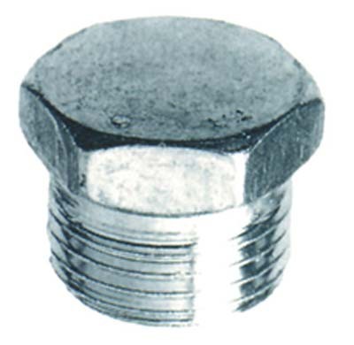 10 x TAPPO M ESAGONALE ACCIAIO ZINCATO 292Z OTER
