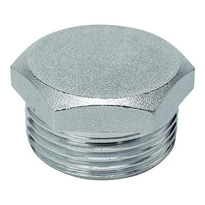 10 x TAPPO M OTTONE CROMATO 290 GEBO