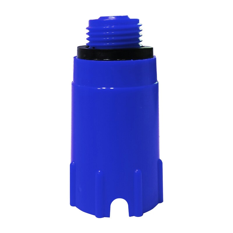 10 x TAPPO PROVA IMPIANTI BLU