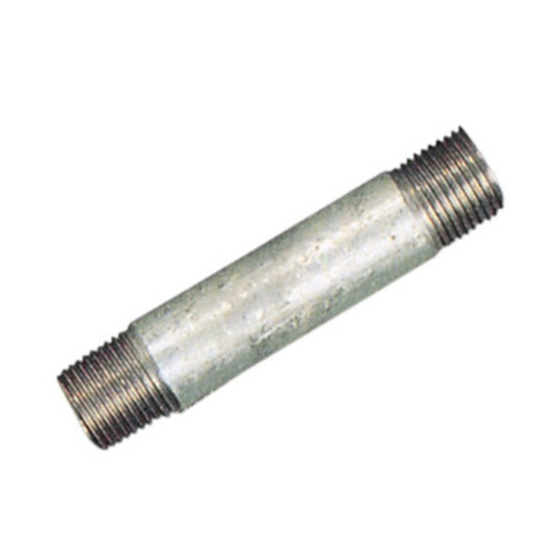 10 x TRONCHETTO ZINCATO 2 FILETTI 532 D 3/4X15 CM
