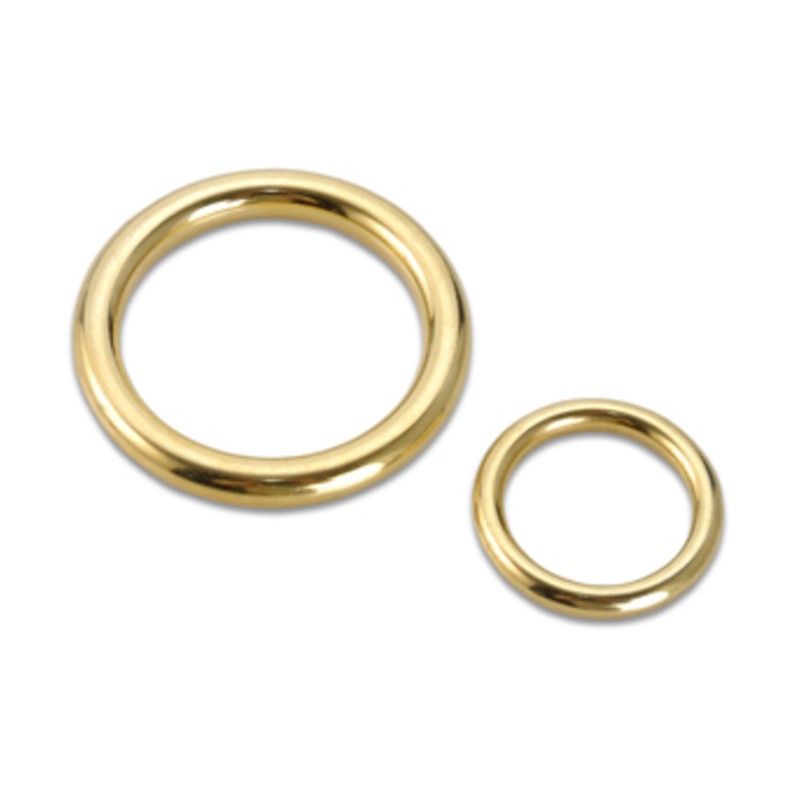 100 x ANELLO TUBOLARE OTTONE D 30/39 MM*