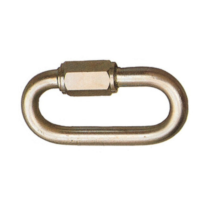 100 x MAGLIA DI GIUNZIONE ACCIAIO ZINCATO D  5 MM**