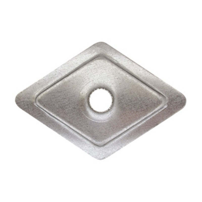 100 x RONDELLA ROMBOIDALE 27X27MM ZN RG