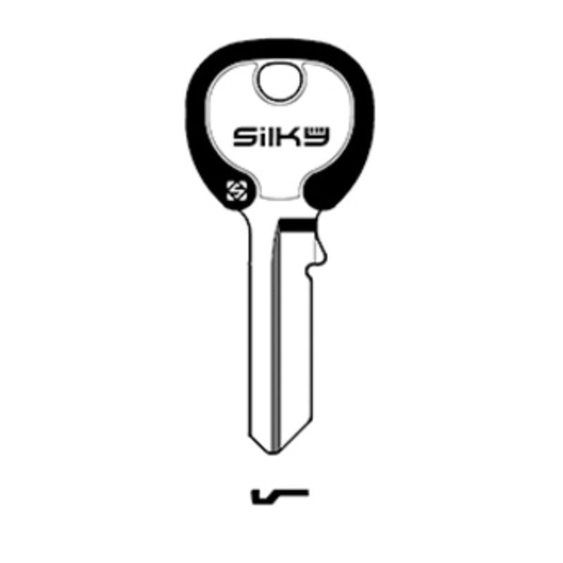 100 x SILCA VI080DZ CHIAVE PROFILO SILKY OTTONE