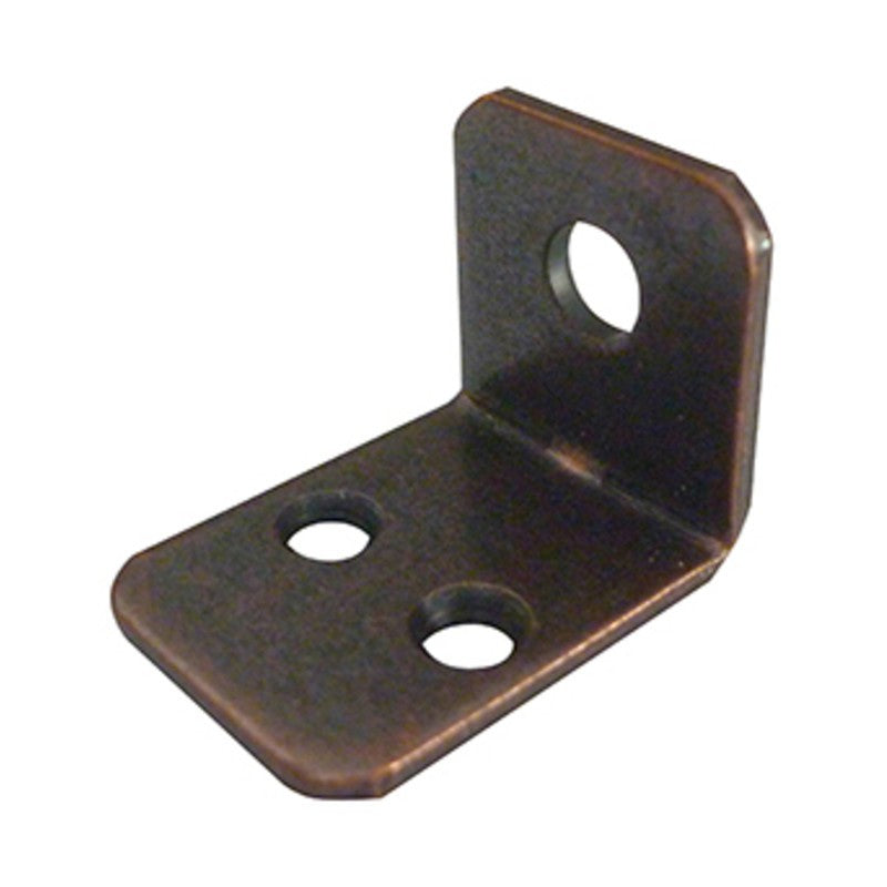 100 x SQUADRETTA DI FISSAGGIO ARMADIO 22X28X21 MM BRON