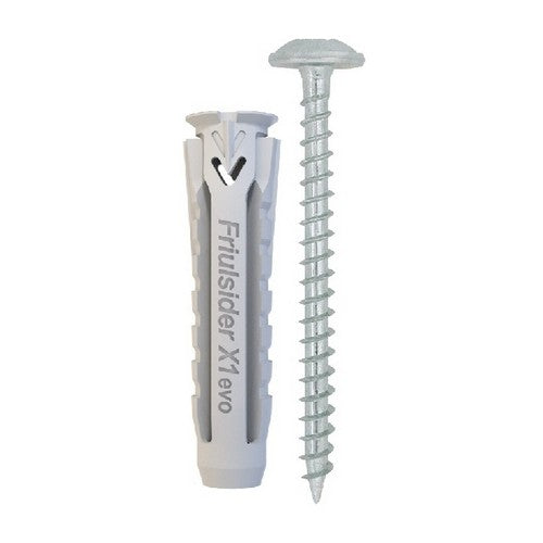100 x TASSELLO VITE TBL TRUCIOLARE X1 EVO Misura: Tass 5x25 Vite 3,5x30