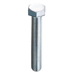 100 x VITE P/FERRO TE FILETTO TOTALE 12X 45MM ZN UNI5739 CL 8.8