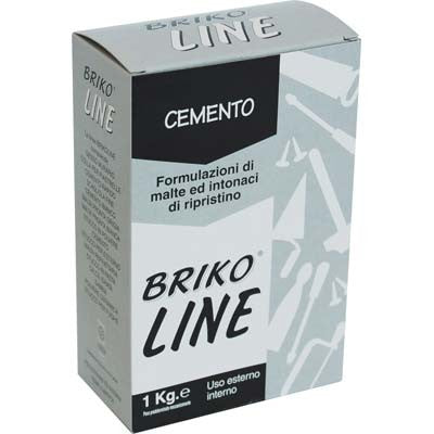 12 x CEMENTO GRIGIO BRIKO LINE