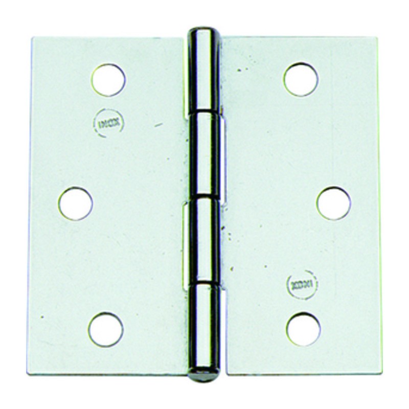 12 x CERNIERA PERNO FISSO 121IN INOX 2 50X50 MM