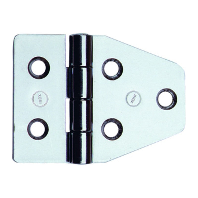 12 x CERNIERA PERNO FISSO 852IN INOX NAUTICA 55X40 MM