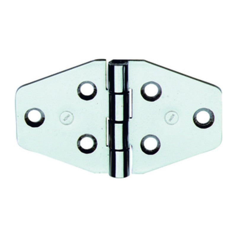 12 x CERNIERA PERNO FISSO 854IN INOX NAUTICA 70X40 MM
