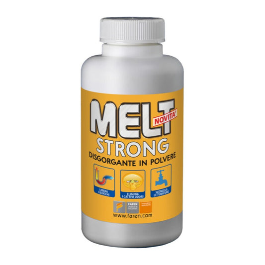 12 x DISGORGANTE IN POLVERE MELT STRONG 600 G