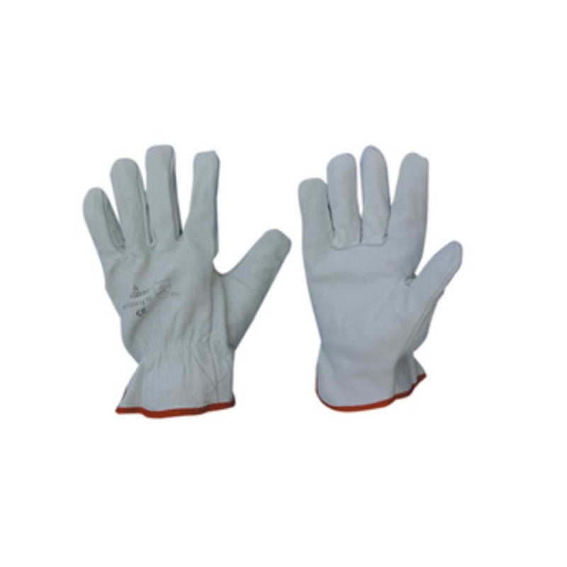 12 x GUANTI BOVINO TUTTO FIORE BIANCO TG. 11