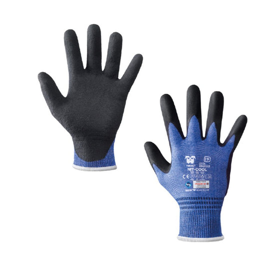 12 x GUANTI INVERNALI ACRILICO NITRILE  NIT-COOL TG.  9