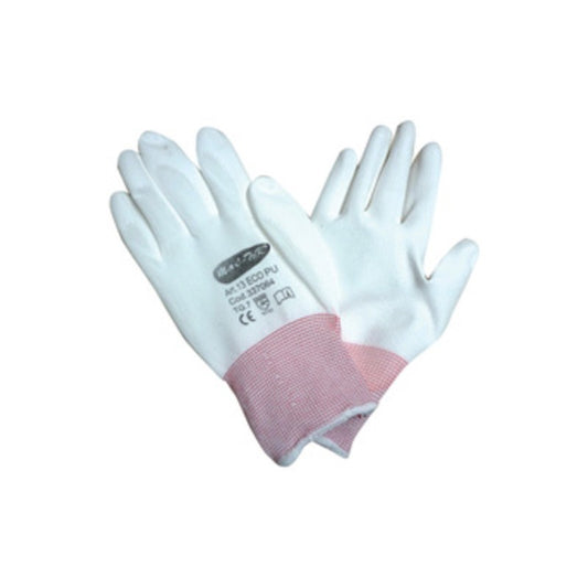 12 x GUANTI NYLON POLIURETANO 13 ECO TG. 7