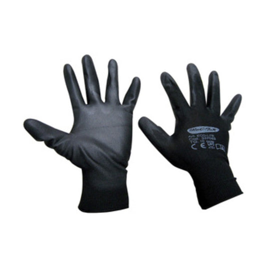 12 x GUANTI NYLON POLIURETANO ECO-LITE GRIGIO TG. 6