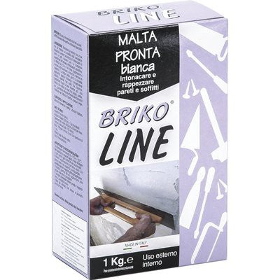 12 x INTONACO PRONTO BIANCO BRIKO LINE