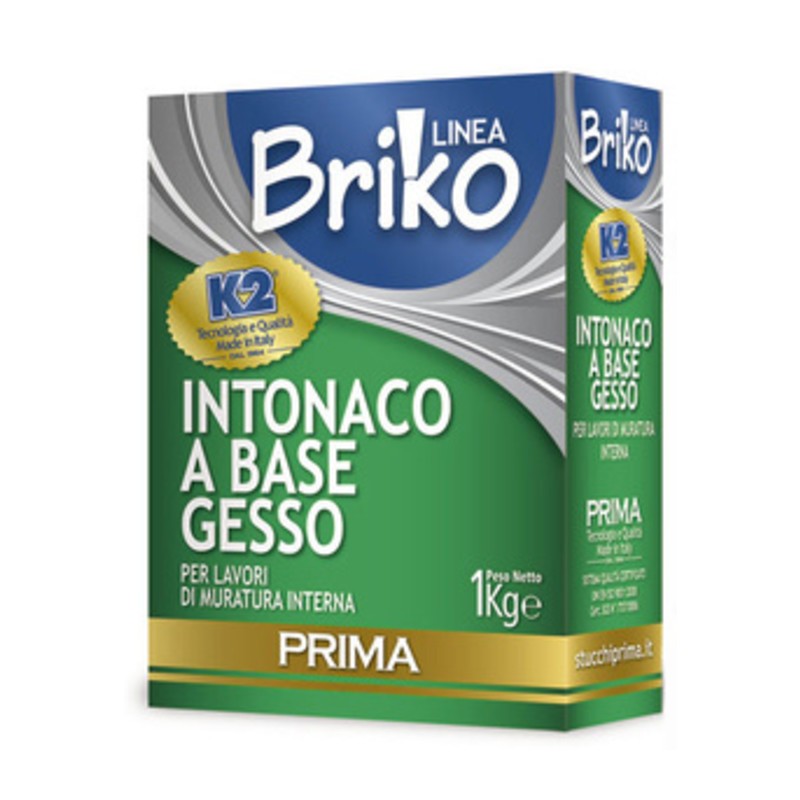 12 x LINEA BRIKO INTONACO P/INTERNO DA  1 KG