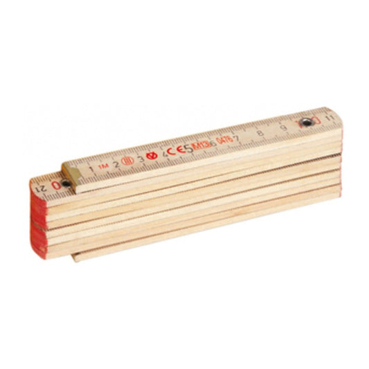 12 x METRO SEMPLICE IN LEGNO A 10 STECCHE 16 MM*