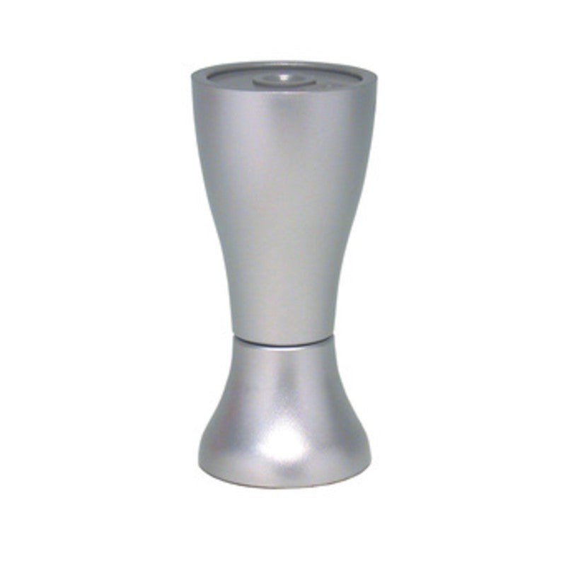 12 x PIEDINO REGOLABILE ABS 90 MM P0224 ALLUMINIO