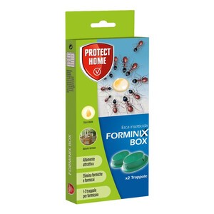 12 x SBM TRAPPOLA FORMICHE FORMINIX BOX VERDE 2 PZ