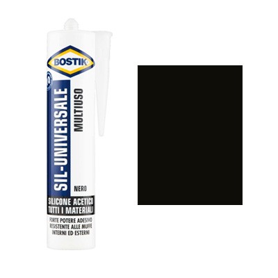 12 x SILICONE ACETICO SIL UNIVERSALE BOSTIK