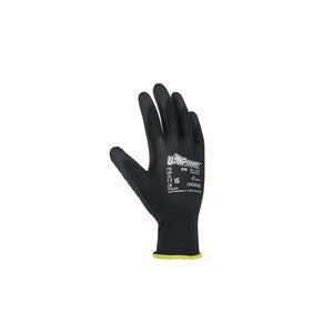 12 x U-POWER GUANTI ONIX POLIESTERE/PU NERO TAGLIA  7