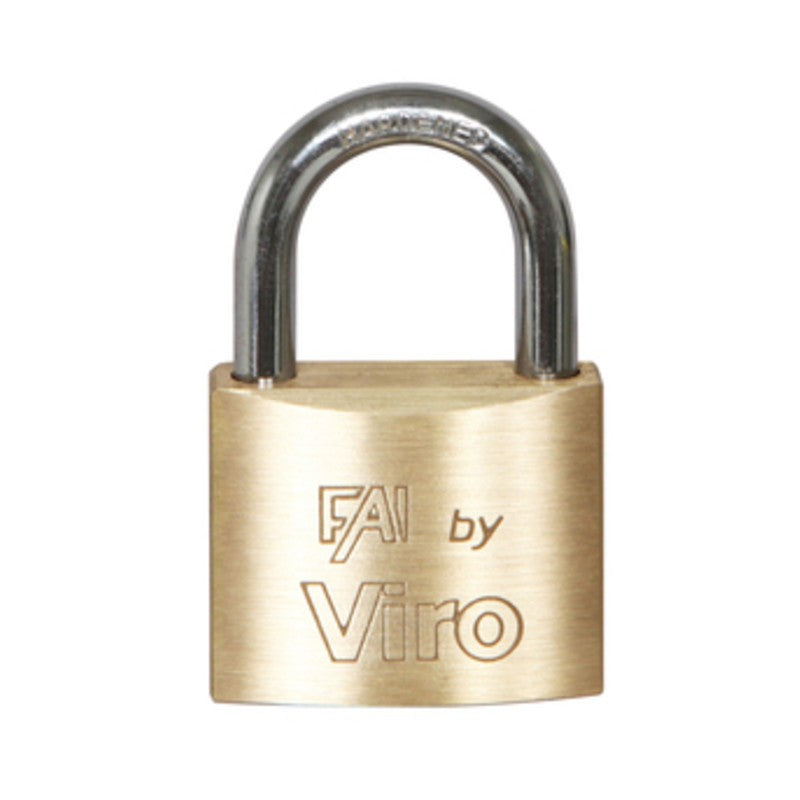 12 x VIRO 554 LUCCHETTO FAI ARCO 40MM OTTONE
